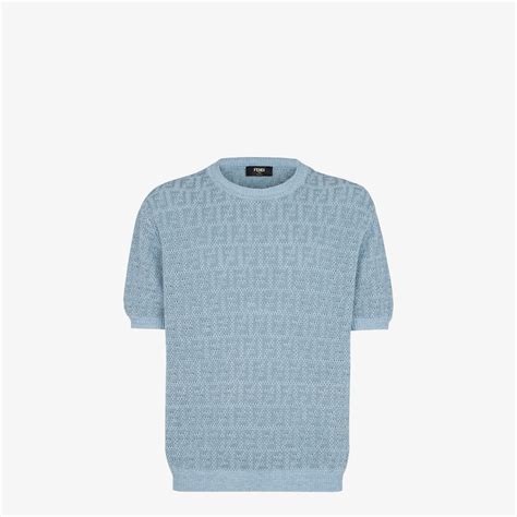 fendi knitwear with monogram pocket|fendi light blue knitwear.